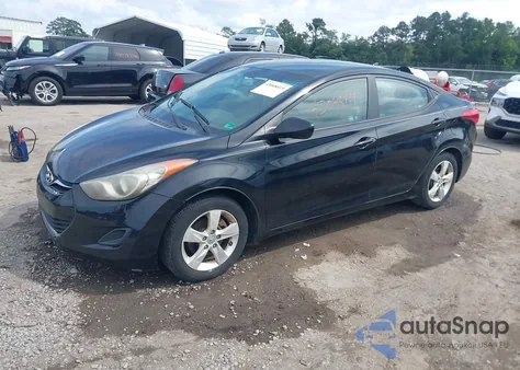 2011 Hyundai Elantra Gls from USA, damaged, VIN 5NPDH4AE6BH015801